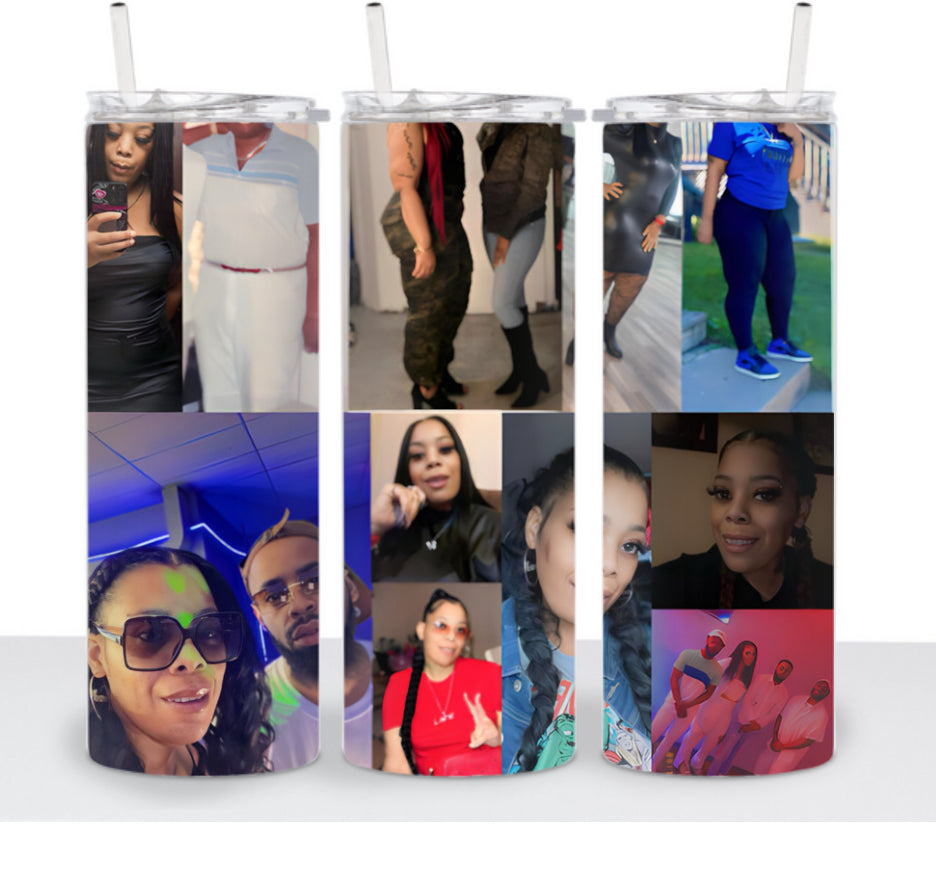 Photo Collage Tumbler 20oz