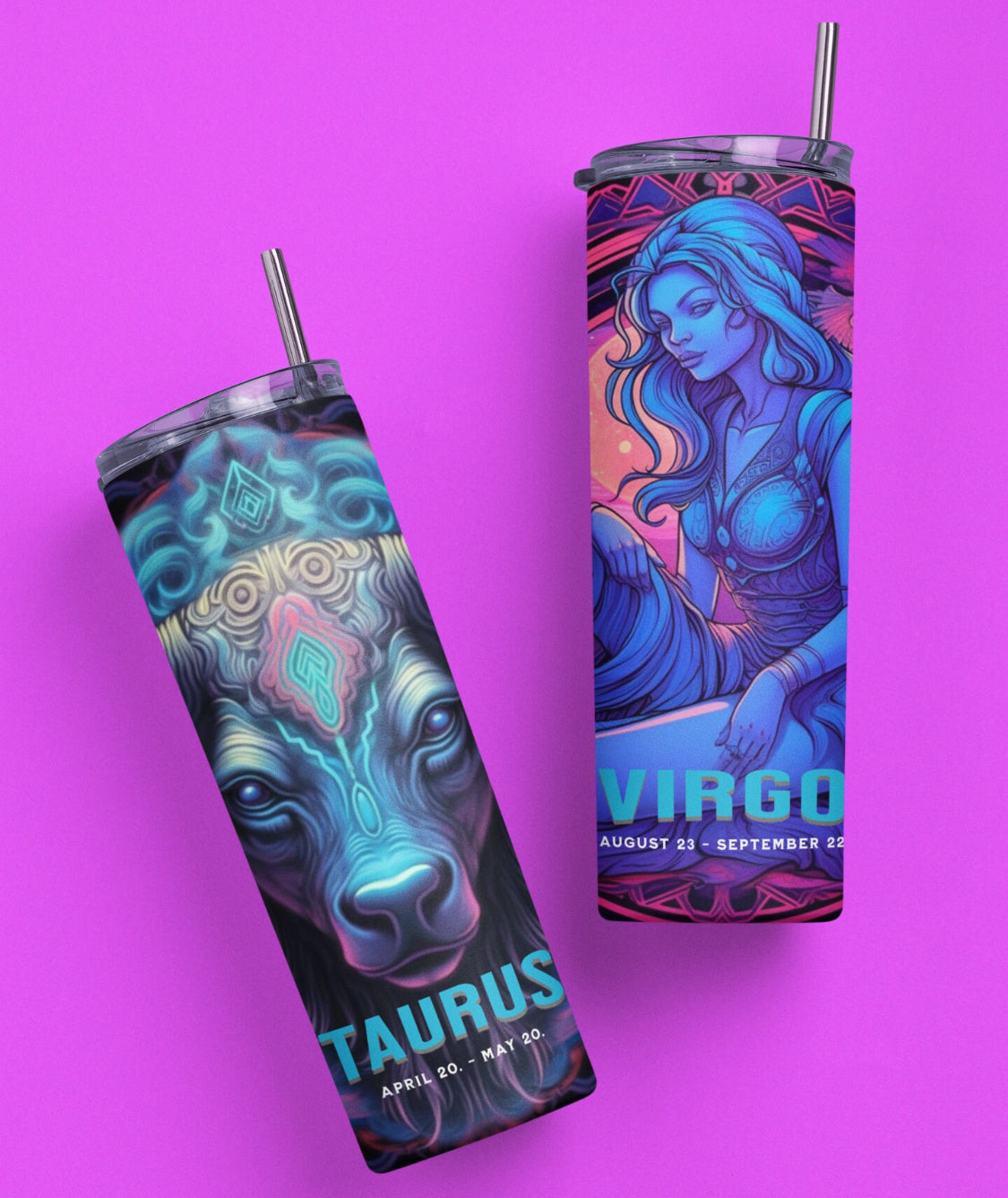 Zodiac Skinny Tumbler 20oz