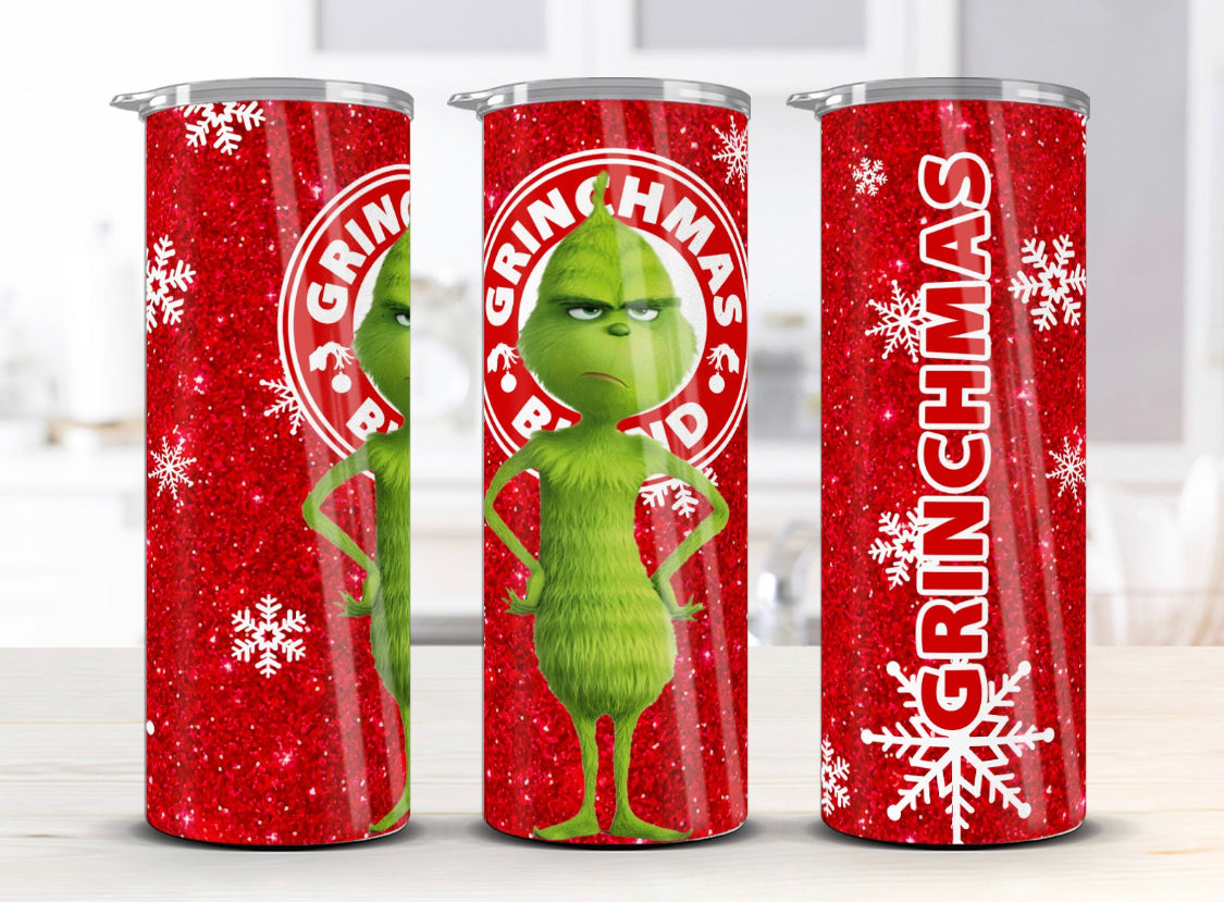 Vaso flaco Grinchmas 20oz