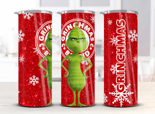 Grinchmas Skinny Tumbler 20oz