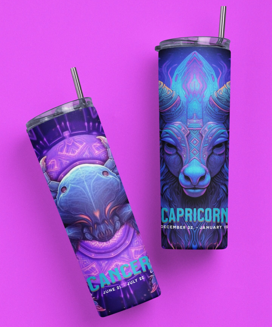 Zodiac Skinny Tumbler 20oz