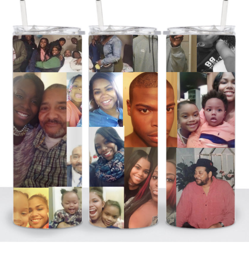 Photo Collage Tumbler 20oz