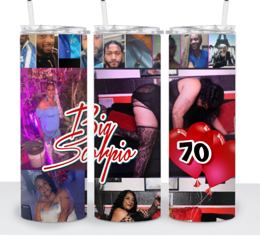 Photo Collage Tumbler 20oz