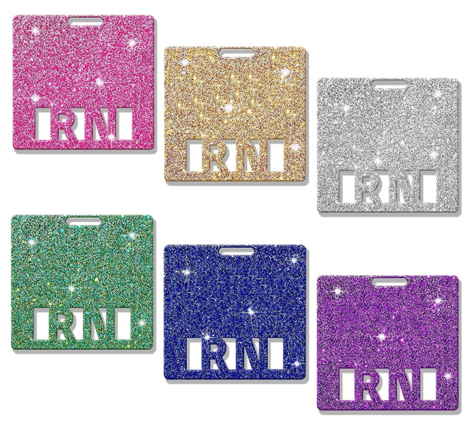 GLITTER ID BADGE