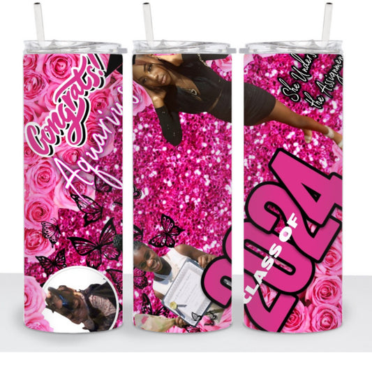 Custom Senior Tumbler