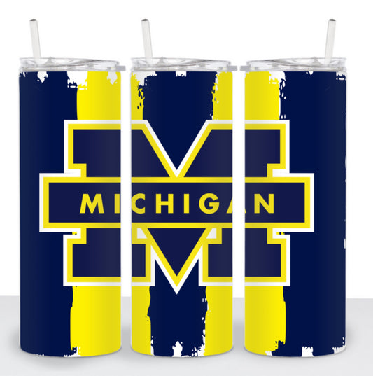 U of M Skinny Tumbler 20oz