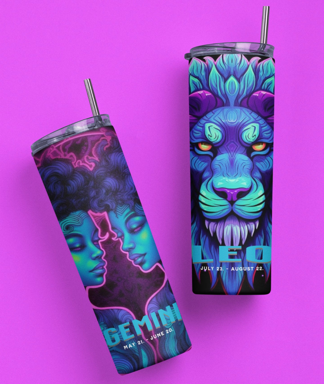 Zodiac Skinny Tumbler 20oz