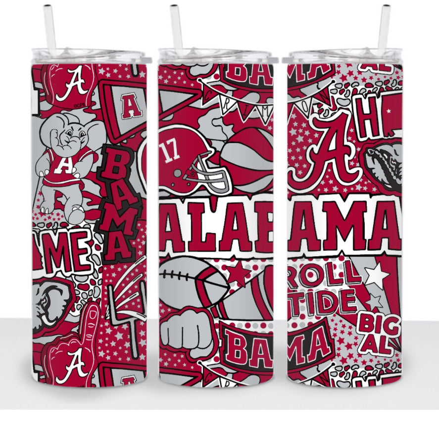 Alabama Crimson Tide Tumbler 20oz