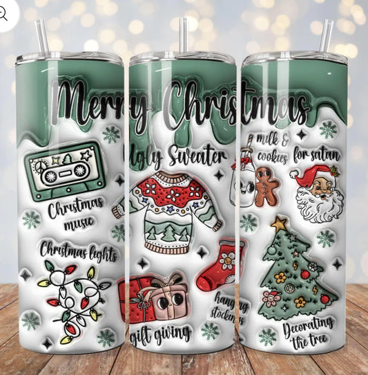 Ugly Sweater Skinny Tumbler 20oz