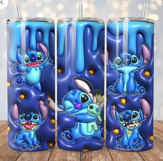 Stitch Skinny Tumbler 20oz