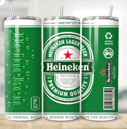 Heineken Skinny Tumbler 20oz