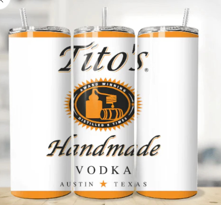 Tito’s Skinny Tumbler 20oz